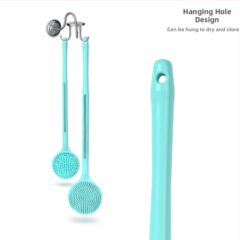 Βούρτσα μπάνιου με μακριά λαβή για μασάζ στην πλάτη, υλικό ABS και σιλικόνη, για ενήλικες, προέλευση Γκουανγκντόνγκ, συσκευασία 200 τεμάχια