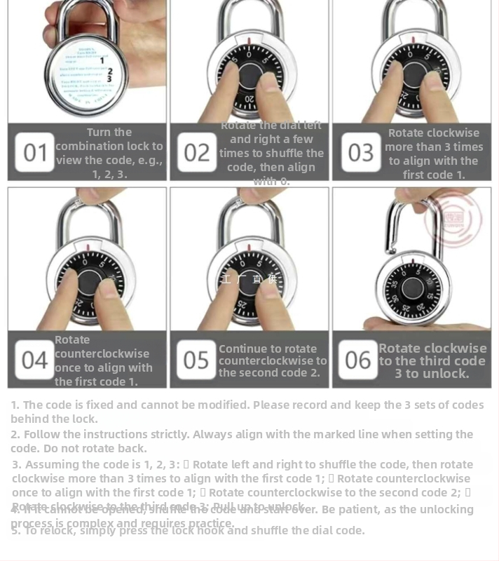 Κλειδαριά με κωδικό για ντουλάπια γυμναστηρίου και κοιτώνες, ρετρώ συνδυασμού σχεδίαση; Τύπος: Κλειδαριά με κωδικό; Υλικό: Άλλο; Μάρκα: Άλλο