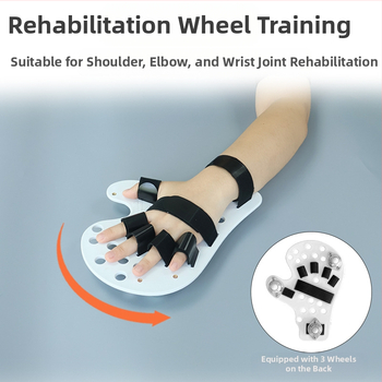 Συσκευή αποκατάστασης χεριού με διαχωριστή πέντε δακτύλων για ίσιωμα δακτύλων — Υλικό: PP τροφίμων, για τον καρπό του χεριού, 1 έτος εγγύηση