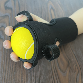 Ρυθμιζόμενη μπάλα κράτησης για το χέρι — εξασκητής πέντε δακτύλων, σύνθετο υλικό, για ενήλικες, μασάζ υγείας