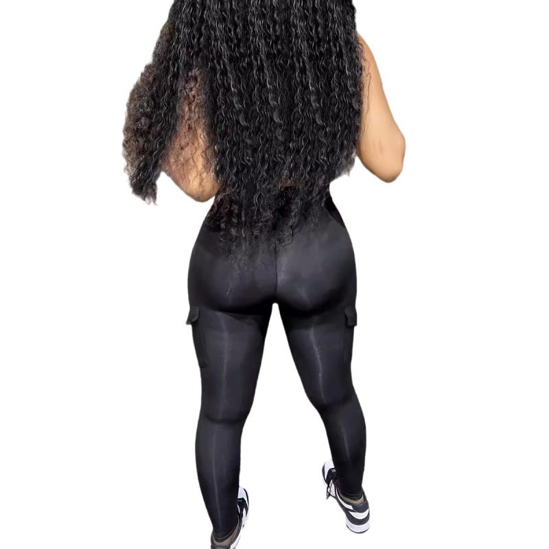 Ujj nélküli overál, elasztikus derék, szűk szabás, poliészter anyag