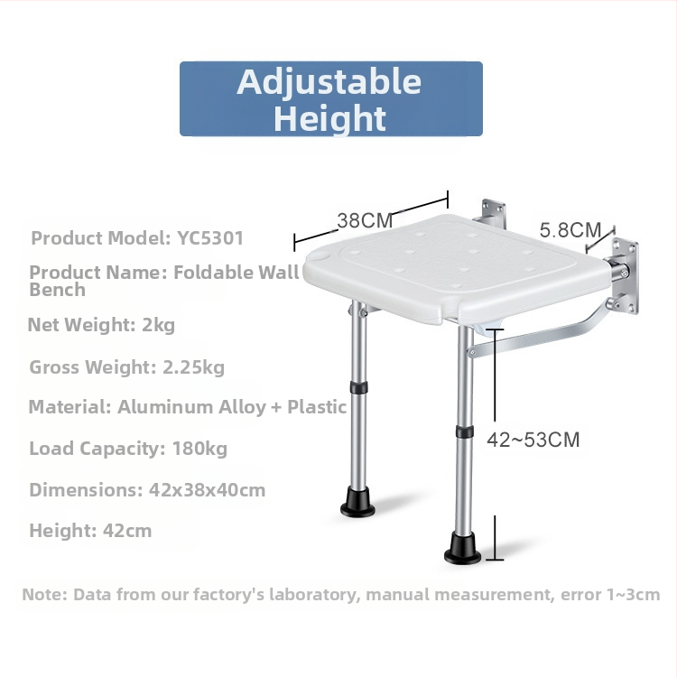 Sulankstoma dušo kėdė iš aliuminio lydinio; skirta vyresnio amžiaus žmonėms ir neįgaliems; kilmė Zhongshan, Guangdong; sulankstoma