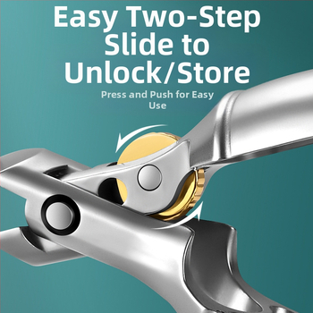 Nerūdijančio plieno nagų žnyplutė Coca-Cola formos, prieš purslų srovę, didelis atidarymas