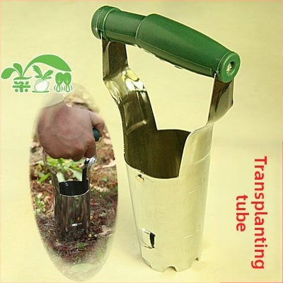 Transplantācijas caurule dārzeņu stādījumiem, Modelis A, dzelzs, zīmols Vegetable Art Forest, dārzeņu, puķu un koku stādījumiem