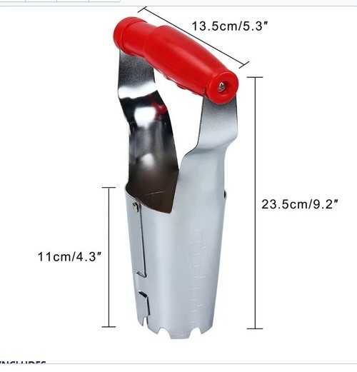 Transplantacijos vamzdelis daržovių sodinukams, Modelis A, iš geležies, prekinis ženklas Vegetable Art Forest, skirtas daržovių, gėlių ir medžių sodinukams