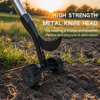 Όρθιο εργαλείο αφαίρεσης ζιζανίων – χειροκίνητος απομακρυντής ζιζανίων για σχισμές, εξωτερική χρήση κήπου, ABS και μέταλλο