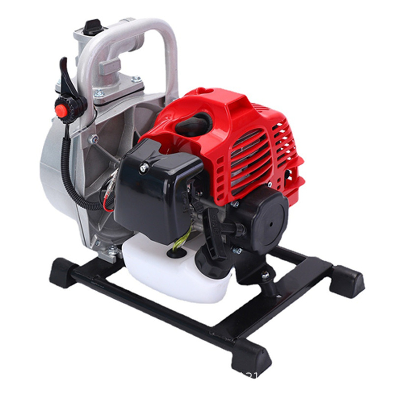 Benzinüzemű öntözőpumpa, hordozható, nagy áramlás, magas emelés, magas nyomás