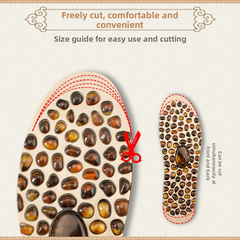 Πάτος παπουτσιών μασάζ με πιέσεις σε σημεία πίεσης και υφή πέτρας χήνας, πλήρης πάτος από TPE, μοντέλο 72-1, συμβατός με αθλητικά παπούτσια, δερμάτινα παπούτσια, μποτάκια και casual