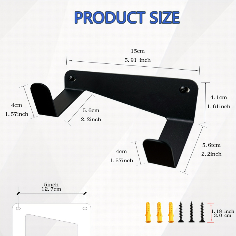 Метален стенен органайзер за електроинструменти и бормашини, спестяващ пространство