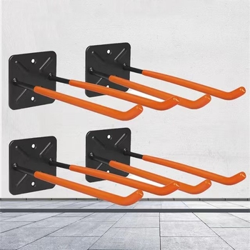 Άγκιστρο τοίχου με διπλή γραμμή, κατασκευή από σίδηρο, μάρκα Yuqianda hardware, μοντέλο Yqd-1302, κατάλληλο για κήπο και αποθήκη, μοντέρνο μινιμαλιστικό στυλ.