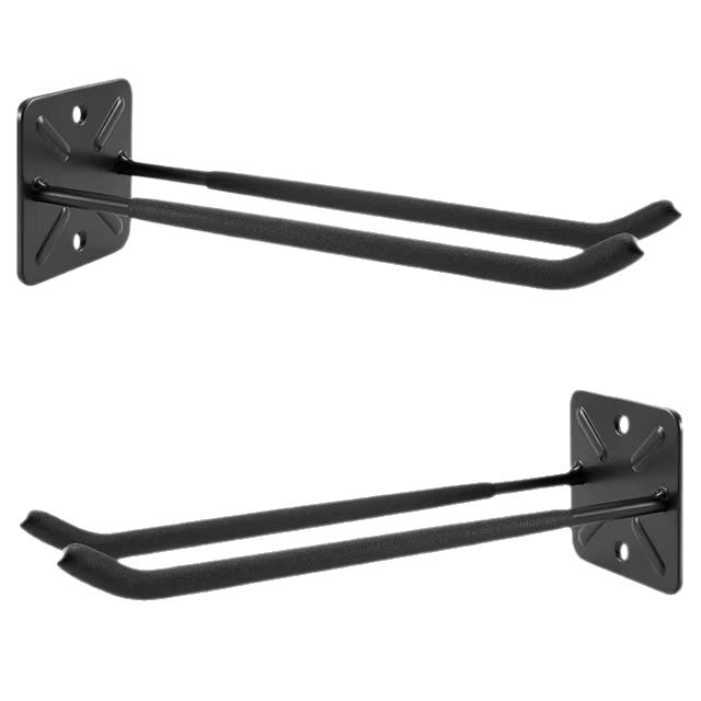 Kétvonalas falra szerelhető kampó, vasból, Yuqianda hardware, modell Yqd-1302, kerthez és raktárhoz, modern minimalist stílus