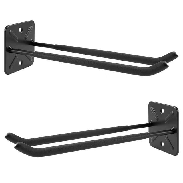 Kétvonalas falra szerelhető kampó, vasból, Yuqianda hardware, modell Yqd-1302, kerthez és raktárhoz, modern minimalist stílus