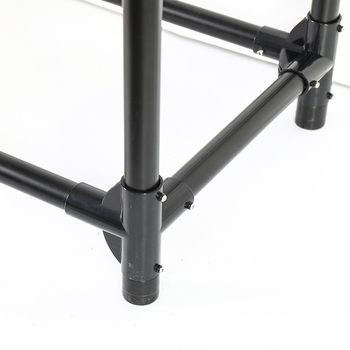 Baoyouni επιδαπέδιο, πολυώροφο ράφι αποθήκευσης για οικιακές συσκευές από ανοξείδωτο χάλυβα