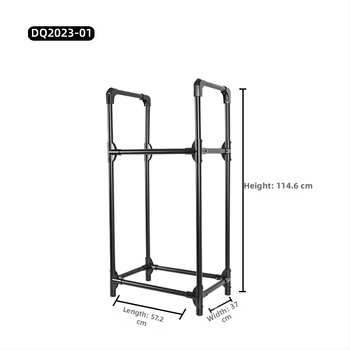 Baoyouni επιδαπέδιο, πολυώροφο ράφι αποθήκευσης για οικιακές συσκευές από ανοξείδωτο χάλυβα