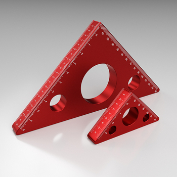 Upper Autumn Alumínium ötvözetű négyszögletes és háromszög alakú mérőeszköz farosthoz – tartomány 60–140, pontosság 0,1