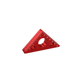 Upper Autumn Αλουμινένιος συνδυασμένος χάρακας τετράγωνος και τριγωνικός για ξυλουργική – εύρος μέτρησης 60–140, ακρίβεια 0,1