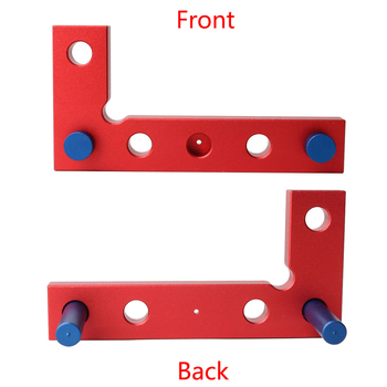 Εργαλείο χάραξης για ξυλουργική με αυτοκεντρικό σχεδιασμό, 90° ακρίβεια, αλουμινίου κράμα, μίνι κεντρικό εργαλείο, σετ 3 τεμαχίων