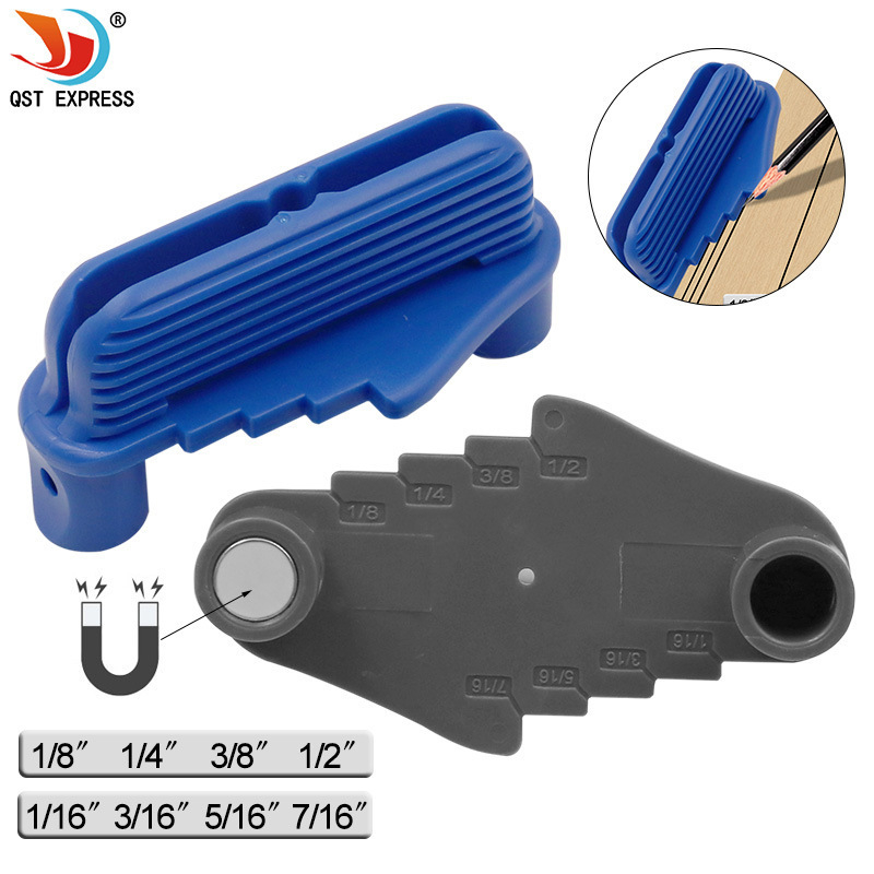 ABS faipari jelölő eszköz középponti vonal jelöléséhez – középpont jelölő, nemzeti rendszer, 1 készlet