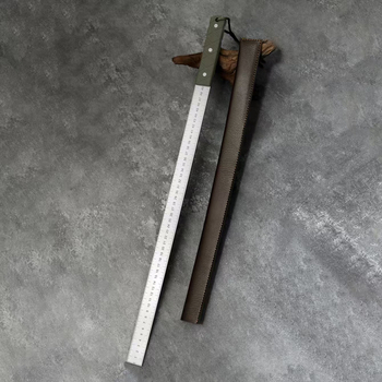 Дърводелска линейка от неръждаема стомана, удебелена и закалена