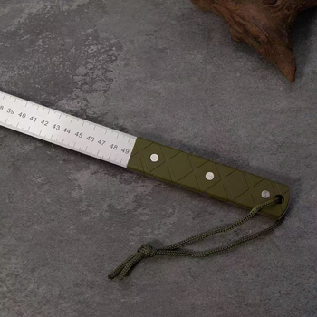 Дърводелска линейка от неръждаема стомана, удебелена и закалена