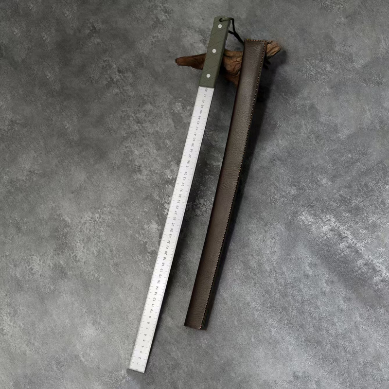 Дърводелска линейка от неръждаема стомана, удебелена и закалена