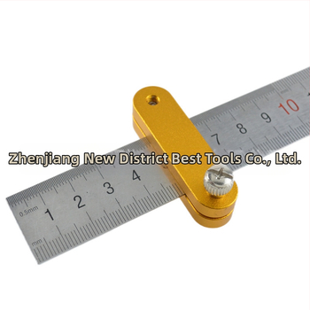 Алуминиев сплав регулируем локатор за прави линии с плъзгащ се рисувач за дървообработване, анодирана повърхност