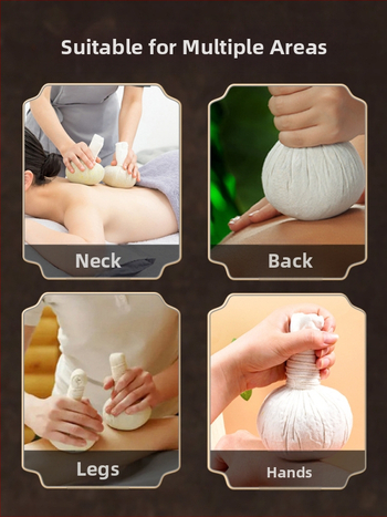 Μασάζ μπάλα θερμής συμπίεσης με βαμβακερό ύφασμα και κινέζικα βότανα; εξοπλισμός ζεστού μоксιβουστιόν; κατάλληλο για υγιές μασάζ; σετ 260 τεμάχια