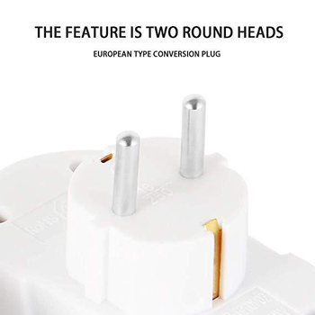 Europos/Vokietijos standarto konvertuojama kištukų lizda belaidžiam plėtimui