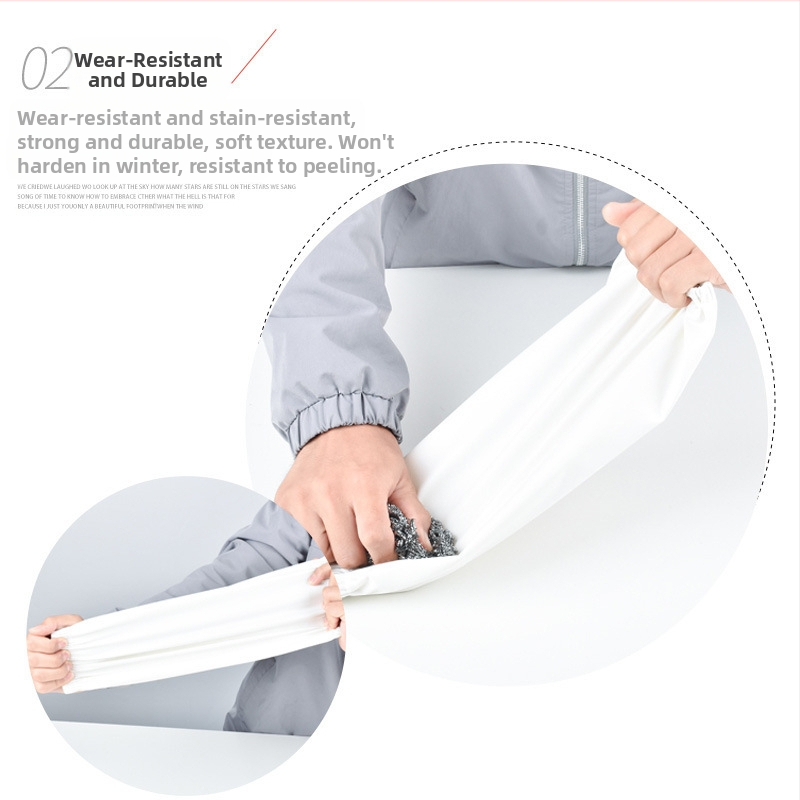 PU кожени ръкави за възрастни, водоустойчиви, маслоустойчиви, удебелени, без лющене, за почистване/домашна употреба