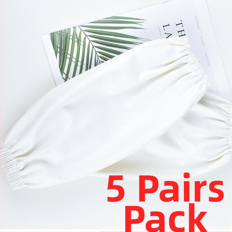 PU кожени ръкави за възрастни, водоустойчиви, маслоустойчиви, удебелени, без лющене, за почистване/домашна употреба