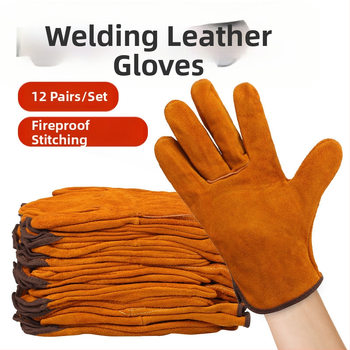 Suvirinimo pirštinės iš karvių odos | Medžiaga: karvių oda | Panaudojimas: suvirinimas