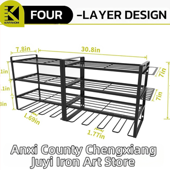 Ράφι για ηλεκτρικό τρυπάνι — τετράεπίπεδο, κρεμαστό στον τοίχο, πολυλειτουργικό απόθεμα εργαλείων, μάρκα Juyi, Μοντέλο: 4ος Όροφος