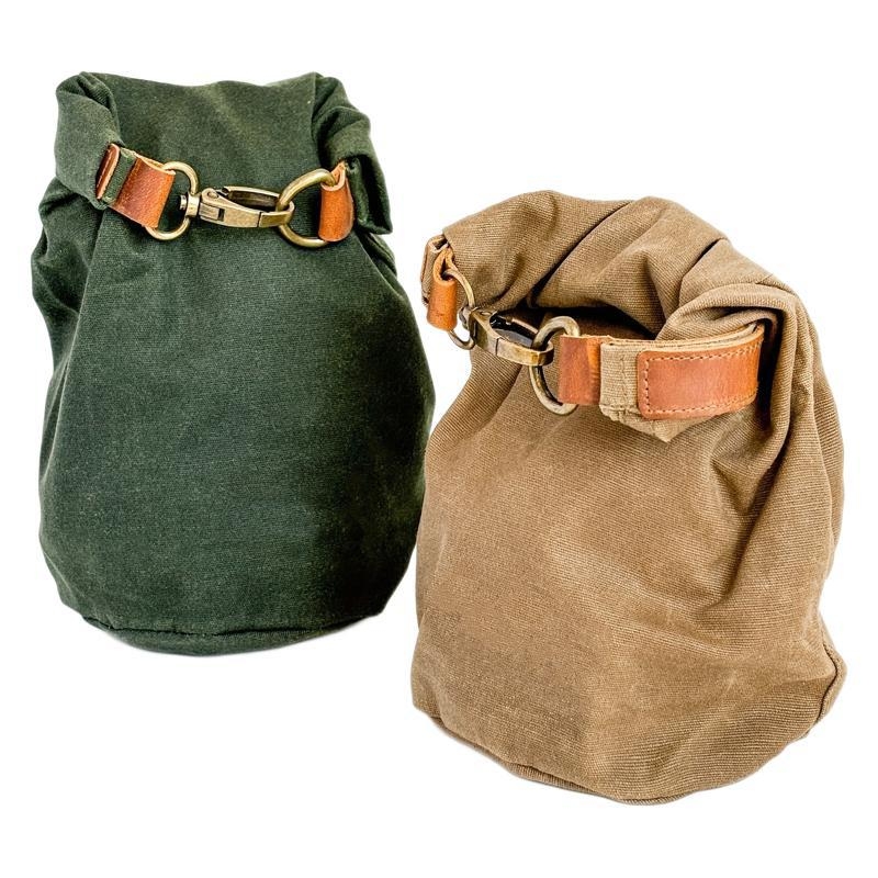 Kutyaeledel-táska — kézitáska-stílusú, vászon + PU bőr, többfunkciós utazási és asztali tárolás