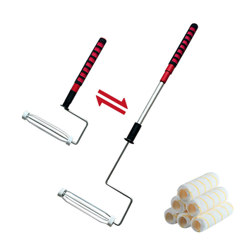 Ролерна рамка с алуминиева телескопична тръба, обвита за боядисване; тръбен материал: поцинкована/хромирана/неръждаема стомана/гумено покрита.