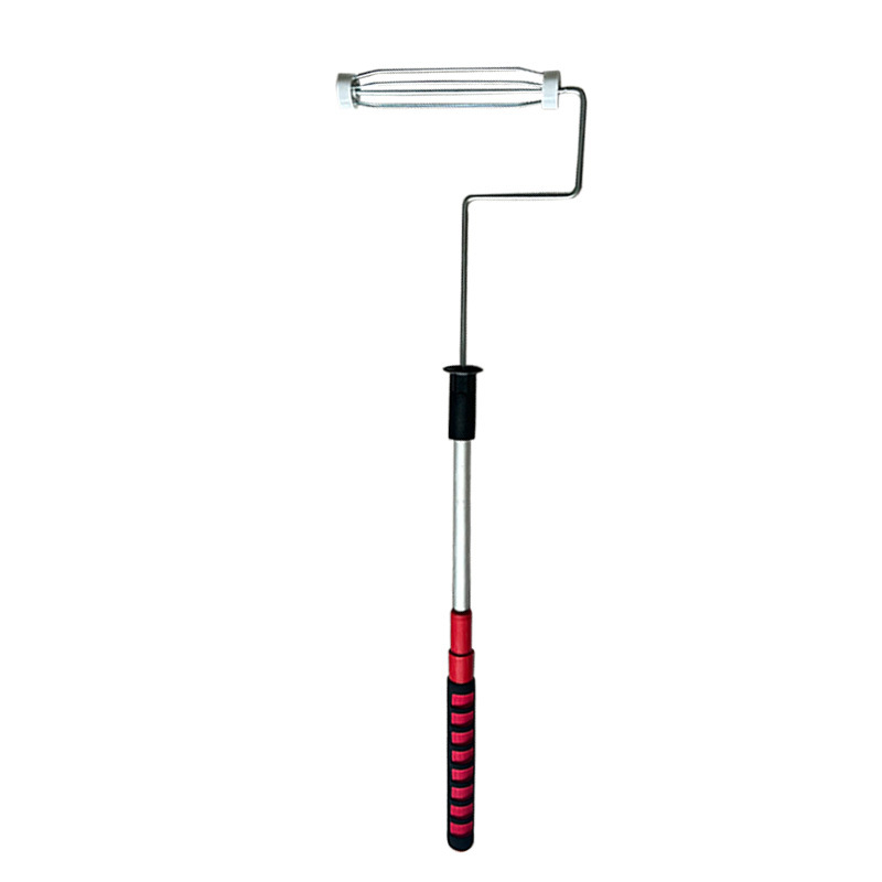 Ролерна рамка с алуминиева телескопична тръба, обвита за боядисване; тръбен материал: поцинкована/хромирана/неръждаема стомана/гумено покрита.