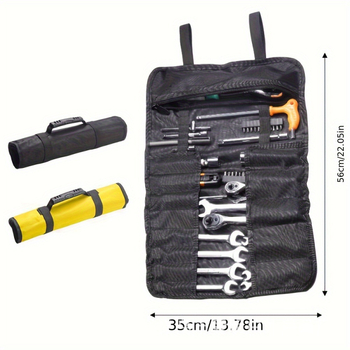 Ai Ming Hordozható szerszámtáska — roll-up készlet kültéri, elektromos és hardver eszközökhöz