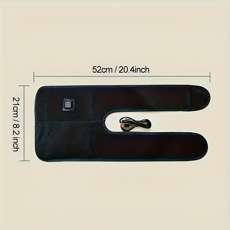 Elektrinė šildoma kelio pagalvėlė su 3 lygių temperatūros reguliavimu, 5V, 10W, 40–50°C, svoris 195 g