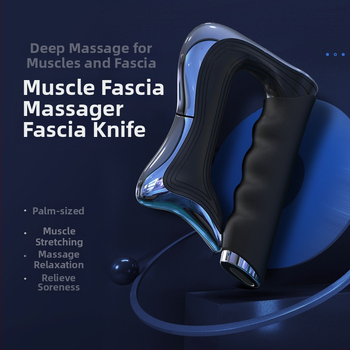 Fascijos masažuoklis, įkraunamas, su laidiniu rankiniu valdymu ir mechaniniu režimu