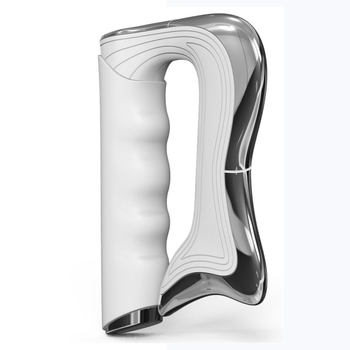 Fascijos masažuoklis, įkraunamas, su laidiniu rankiniu valdymu ir mechaniniu režimu