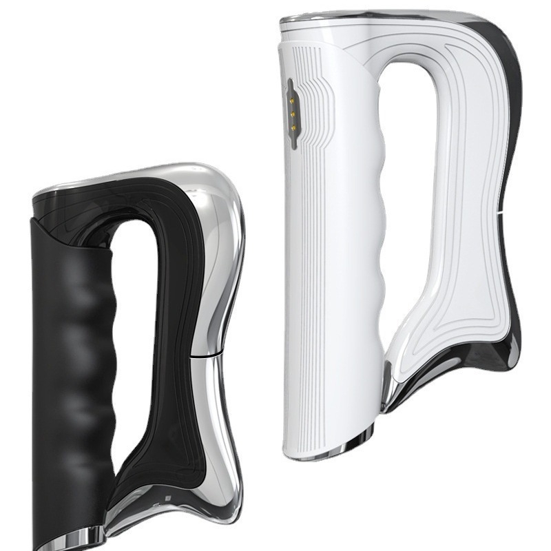 Fascijos masažuoklis, įkraunamas, su laidiniu rankiniu valdymu ir mechaniniu režimu