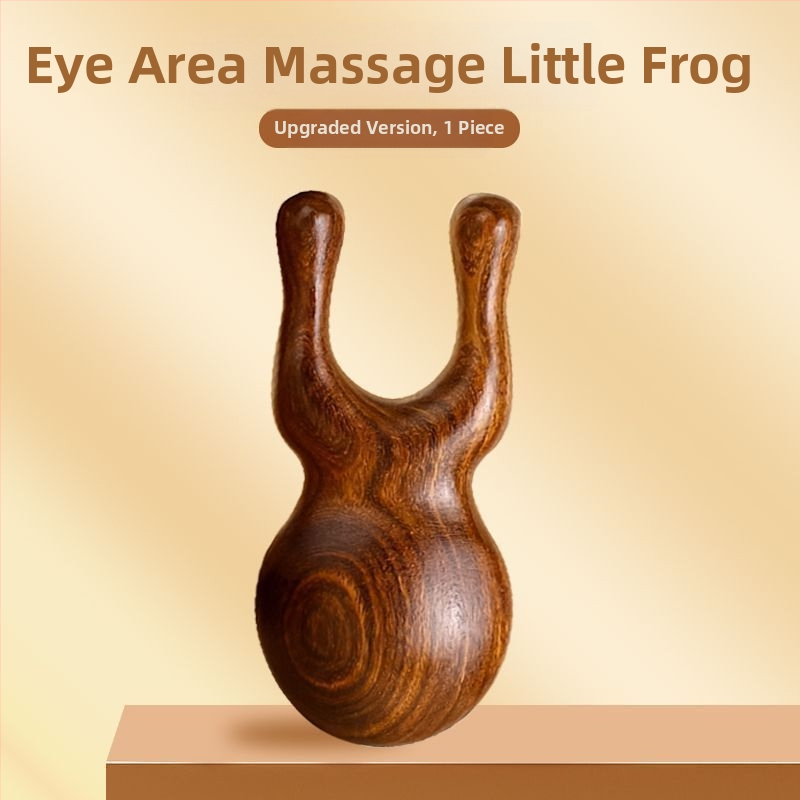 Дървен инструмент за масаж на лицето за носов мост и очи — пречистване на меридиани, акупунктурни точки, повдигане; стил: корейска версия; изработка: 6141735