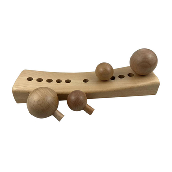 Μασάζ οσφυϊκού μαξιλαράκι από ξύλο, Pengcheng, για οικιακή χρήση, μοντέρνος μινιμαλιστικός σχεδιασμός