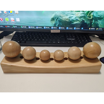 Μασάζ οσφυϊκού μαξιλαράκι από ξύλο, Pengcheng, για οικιακή χρήση, μοντέρνος μινιμαλιστικός σχεδιασμός