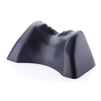 Kakla spilvens no PU putām ar masāžu un vilkšanu — taisnstūrveidīgs-trapeciska forma, 1 masāžas galva, līmenis 1