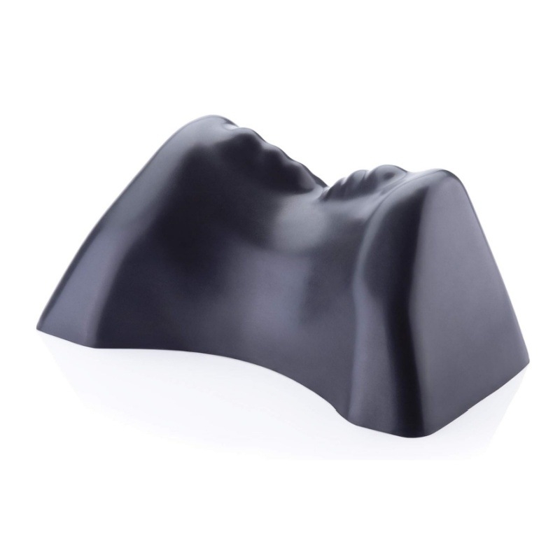 Perne cervicală din PU spumă cu masaj și tracțiune — formă dreptunghiulară trapezoidală, 1 cap de masaj, treaptă 1