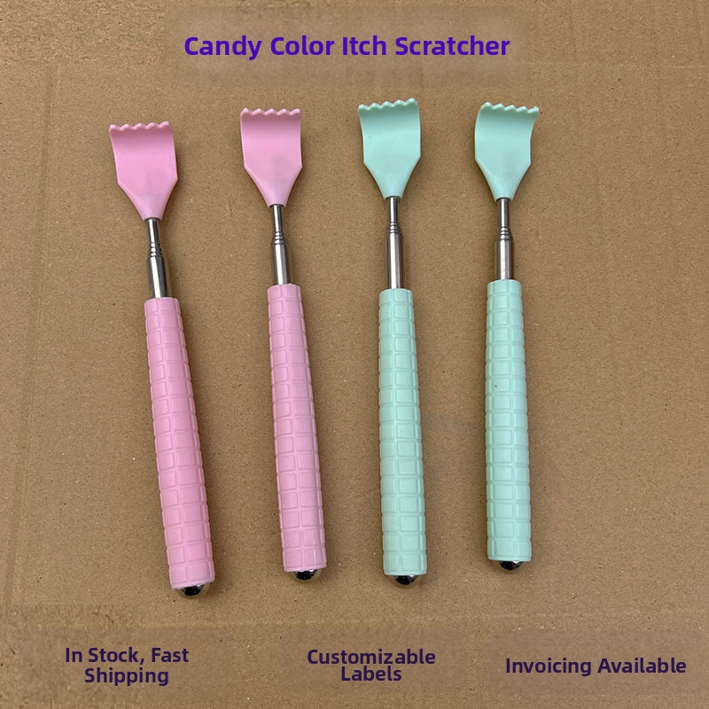 Устройство за надраскване на гръб с телескопичен дизайн, корпус от пластмаса и смола, облекчава умората