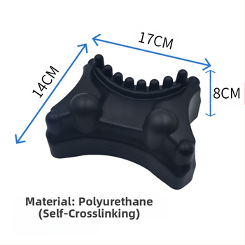 Stačiakampė kaklo pagalvė iš PU poliuretano su daugiafunkcine masažo funkcija