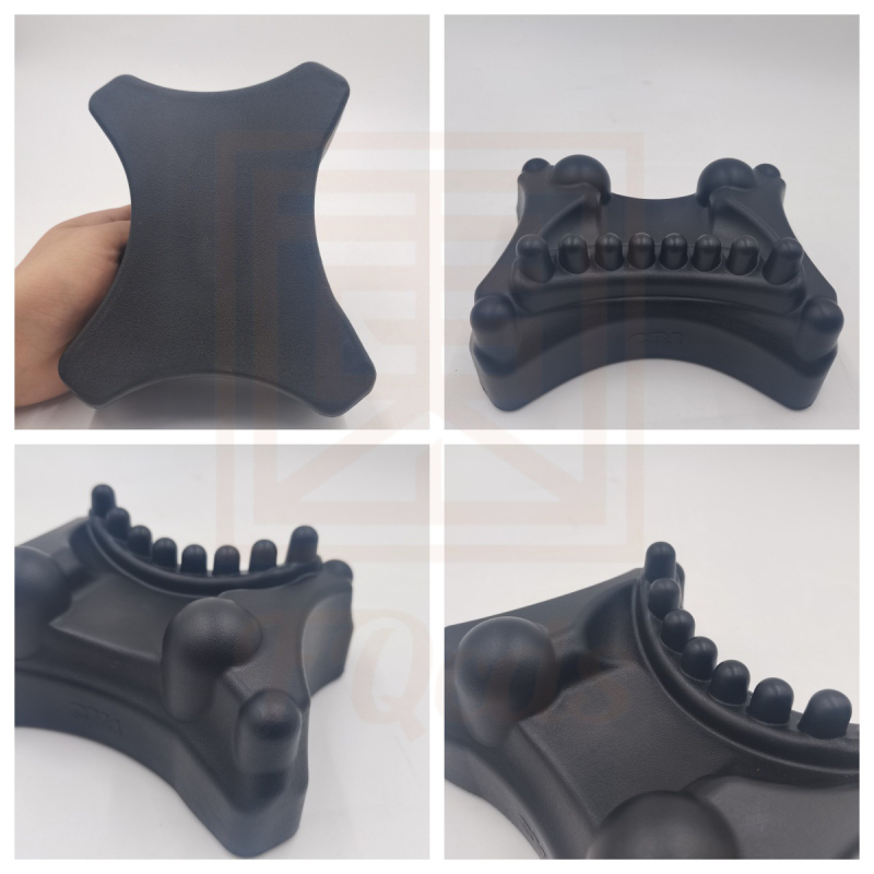 Stačiakampė kaklo pagalvė iš PU poliuretano su daugiafunkcine masažo funkcija