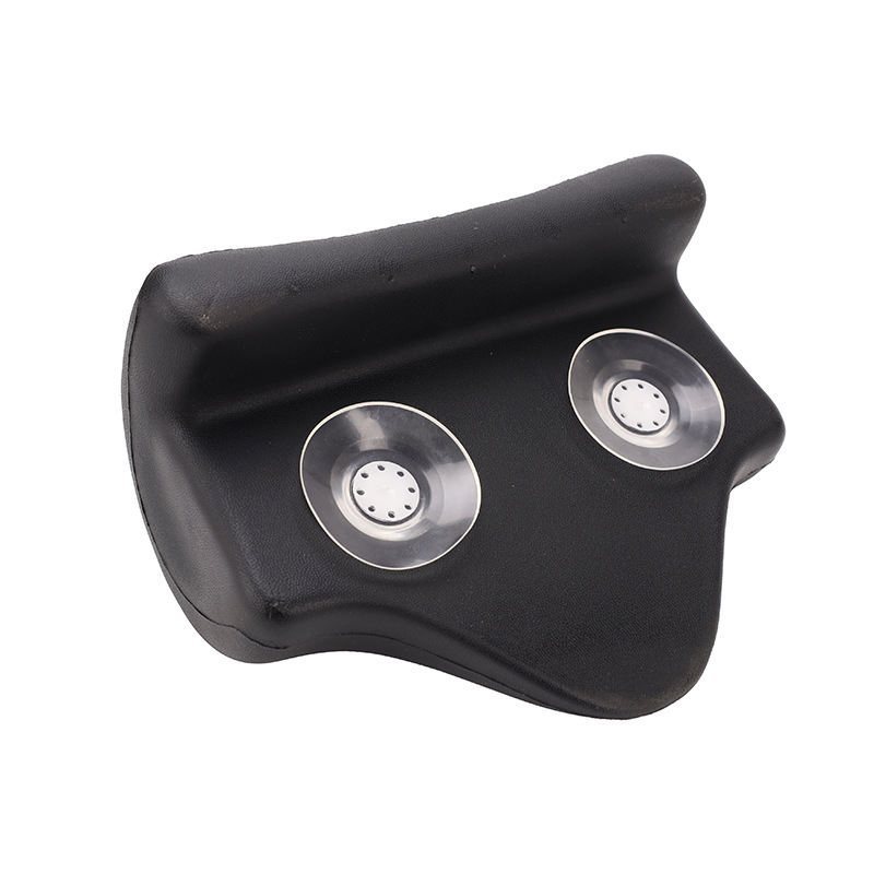 PU putų vonios pagalvė su siurbtukais, aukšto tankio, neslidinti galvos atrama