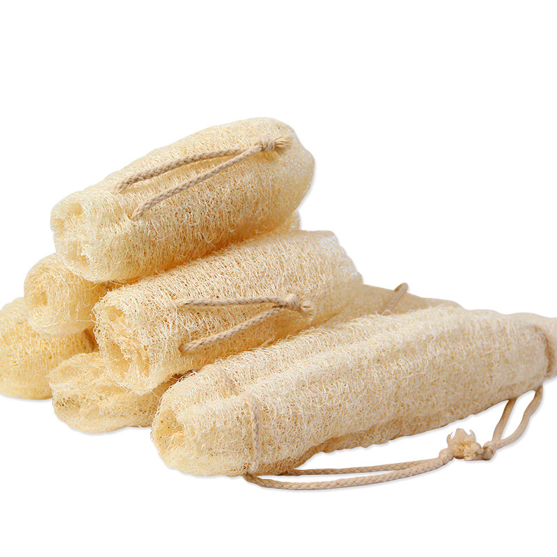 Perie de baie din luffa cu fibre vegetale verzi, pentru curățare a spatelui la adulți (Brand Guiermei; Material: Luffa; Categoria: Perie de baie; Utilizare: Frecare în timpul băii; Destinație: Adulți)